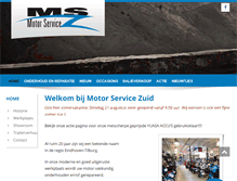Tablet Screenshot of motorservicezuid.nl
